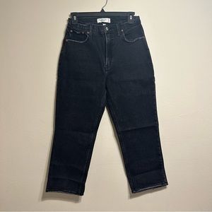 Abercrombie & Fitch The Ankle Straight Ultra High Rise Curve Love Size 27/4XS